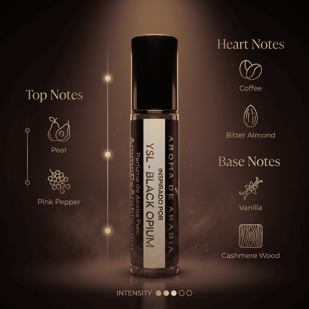 Aroma De Arabia Inspired by YSL: Black Opium