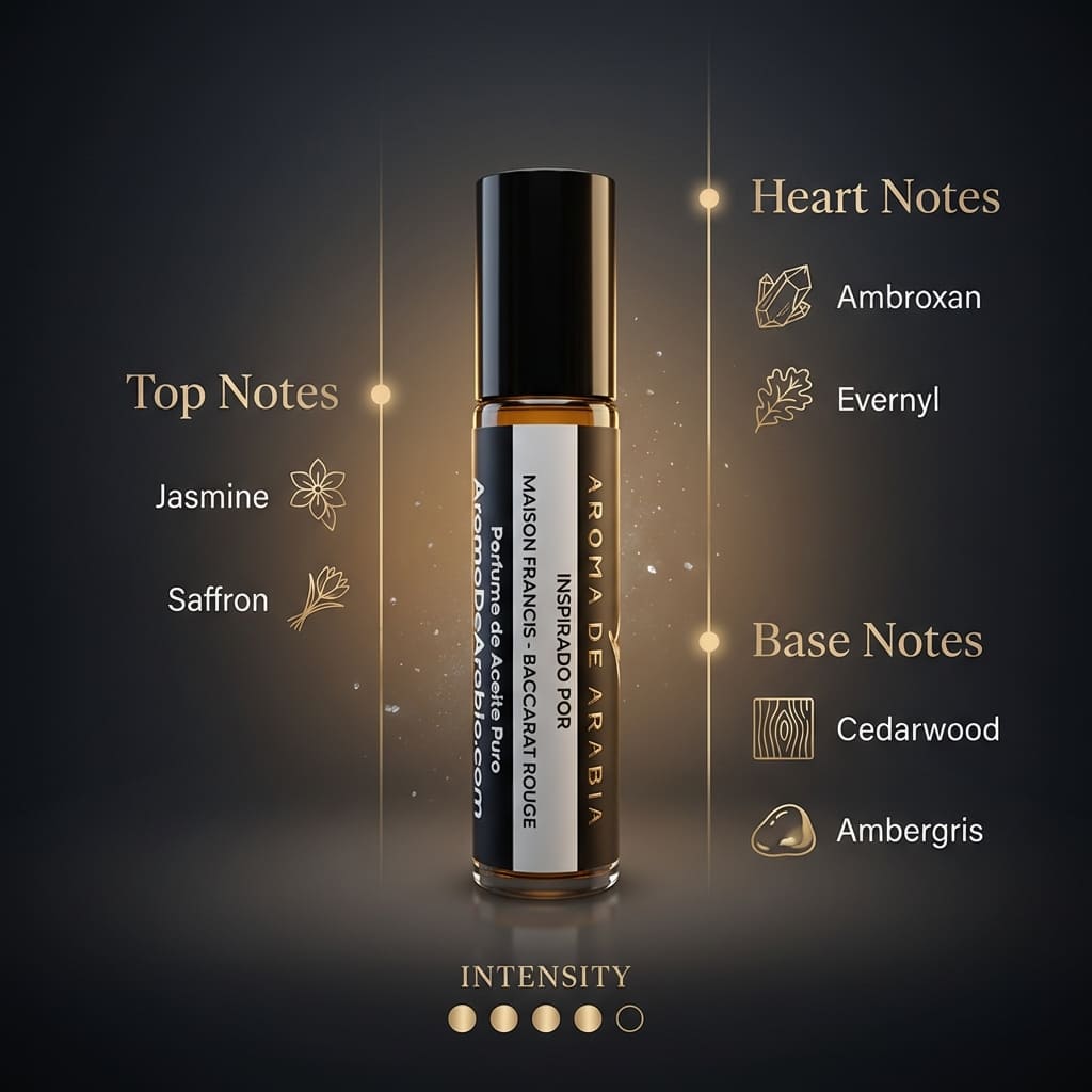 Aroma De Arabia Inspired by Maison Francis Kurkdjian Baccarat Rouge 540