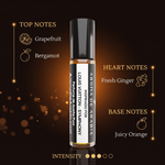 Symphony fragrance notes: grapefruit, bergamot, fresh ginger, juicy orange